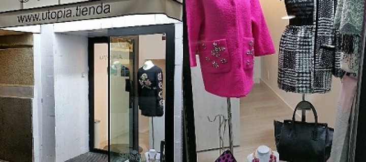 “Utopia” fashion woman store in Madrid, Spain